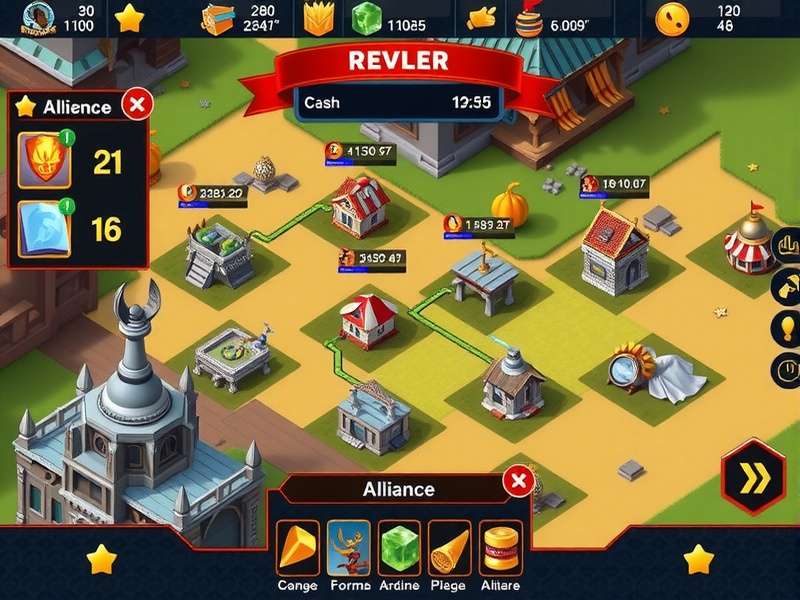 Reward Ruler strategy interface showing resource management